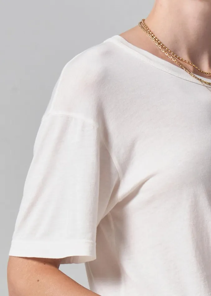 Citizens Of Humanity Elisabetta Relaxed Tee Pashmina Women Tops