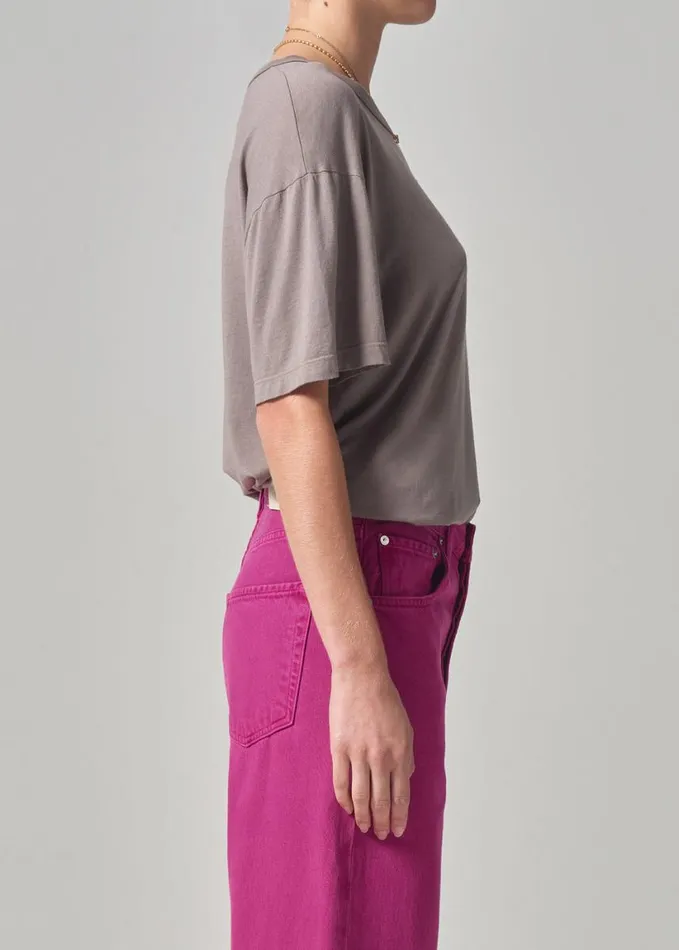 Citizens Of Humanity Elisabetta Relaxed Tee Taupe Women Tops