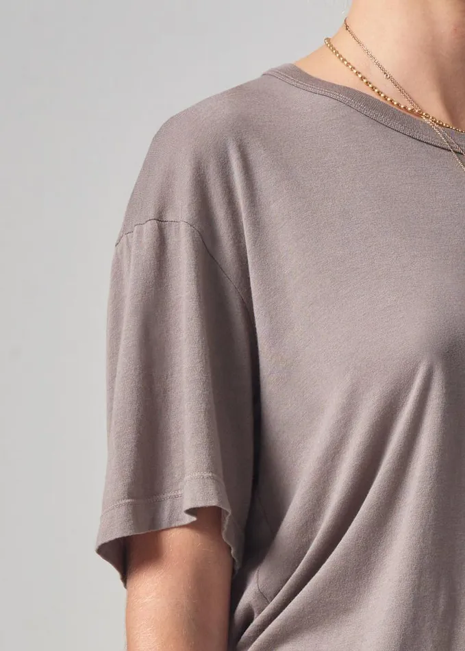 Citizens Of Humanity Elisabetta Relaxed Tee Taupe Women Tops