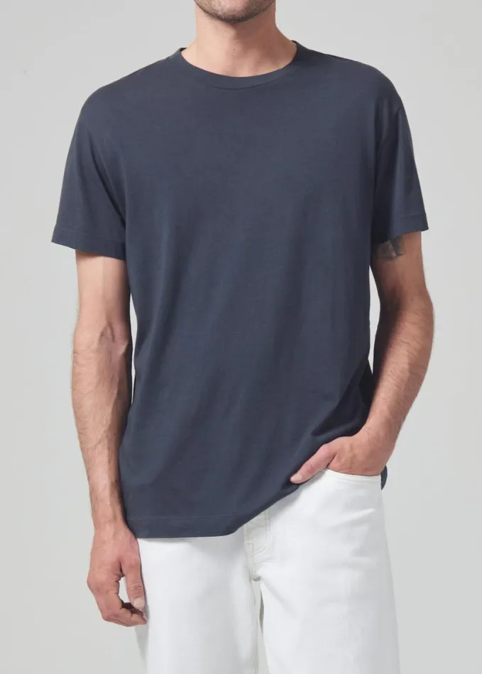 Citizens Of Humanity Everyday Short Sleeve Tee Charred Cedar Men Shirts