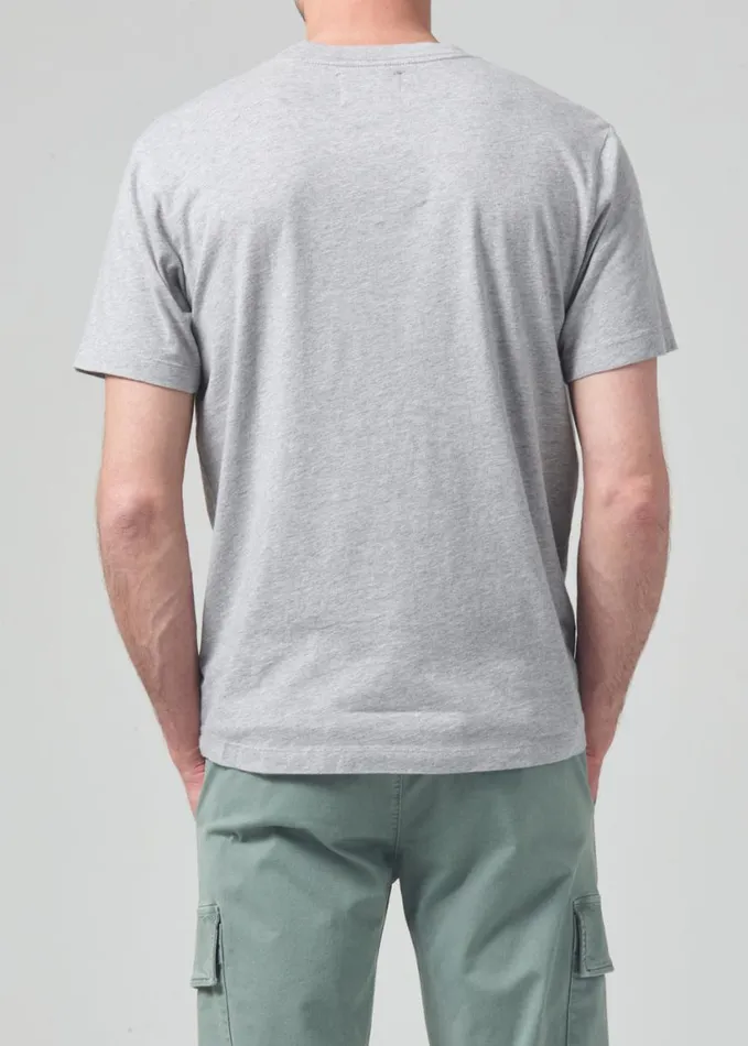 Citizens Of Humanity Everyday Short Sleeve Tee Heather Grey Men Shirts