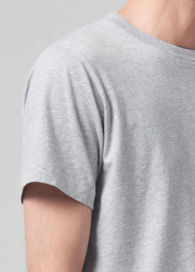 Citizens Of Humanity Everyday Short Sleeve Tee Heather Grey Men Shirts