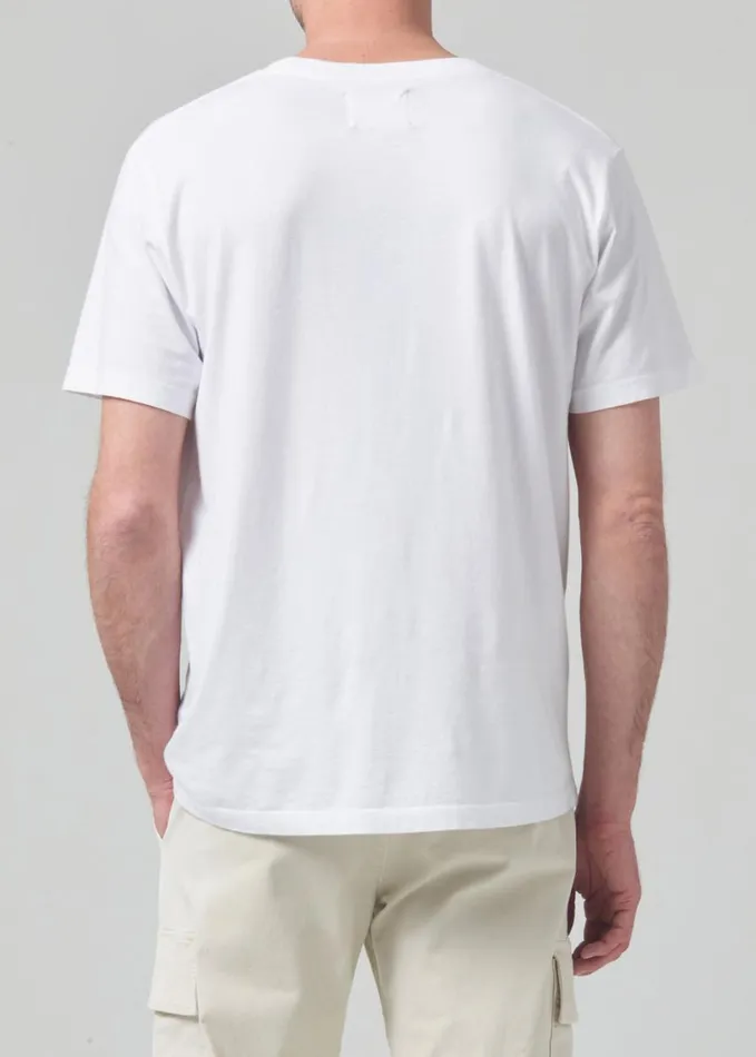 Citizens Of Humanity Everyday Short Sleeve Tee White Men Shirts