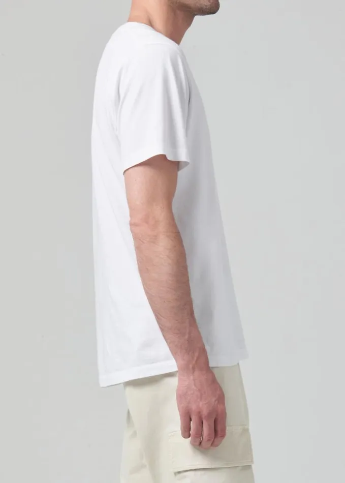 Citizens Of Humanity Everyday Short Sleeve Tee White Men Shirts