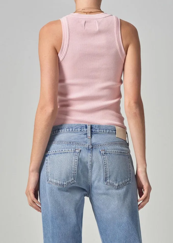 Citizens Of Humanity Isabel Rib Tank Roselle Women Tops