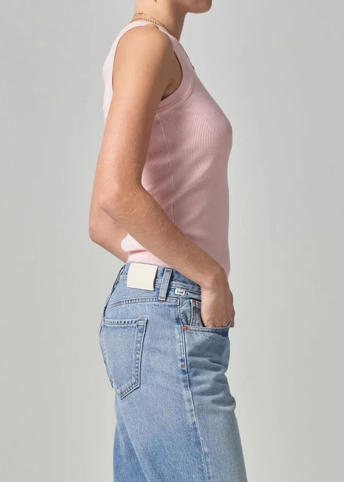 Citizens Of Humanity Isabel Rib Tank Roselle Women Tops