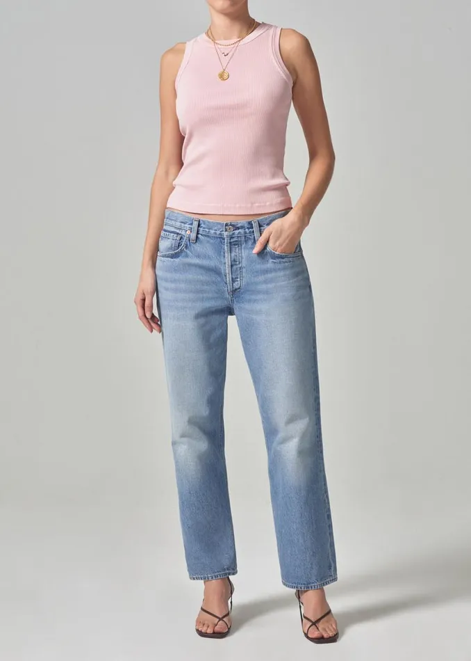 Citizens Of Humanity Isabel Rib Tank Roselle Women Tops