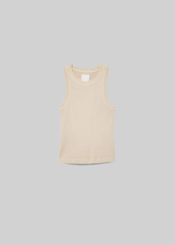 Citizens Of Humanity Isabel Rib Tank Sandcastle Women Tops