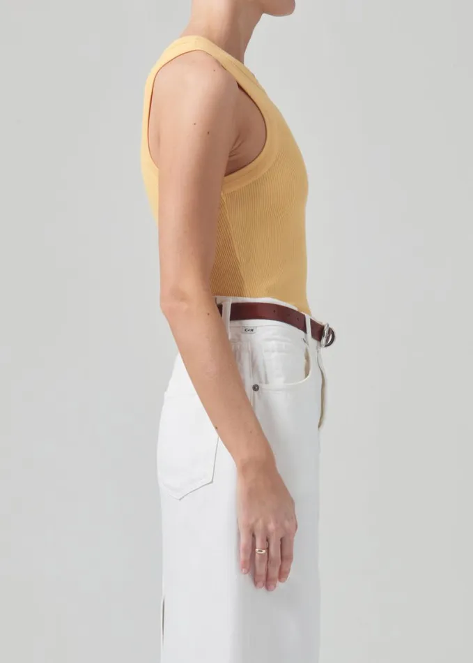 Citizens Of Humanity Isabel Rib Tank Tangelo Women Tops