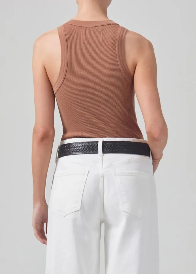 Citizens Of Humanity Isabel Rib Tank Topaz Women Tops