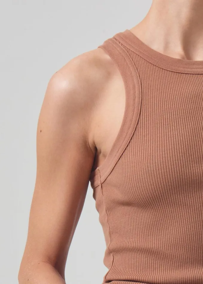 Citizens Of Humanity Isabel Rib Tank Topaz Women Tops