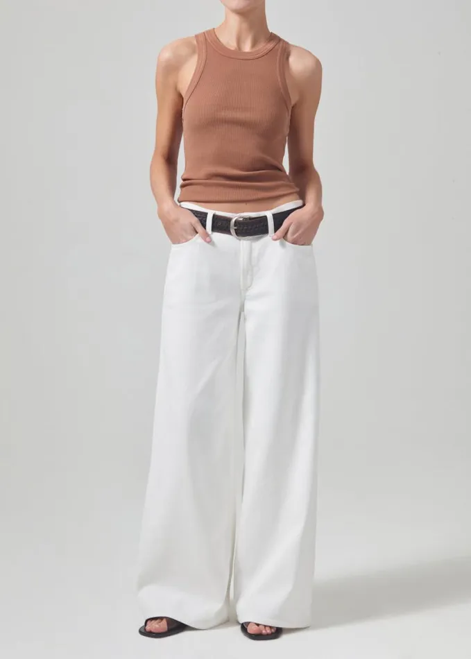 Citizens Of Humanity Isabel Rib Tank Topaz Women Tops