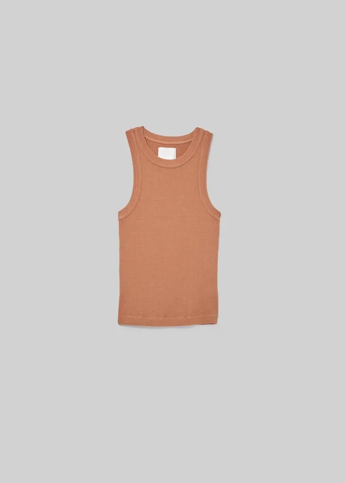 Citizens Of Humanity Isabel Rib Tank Topaz Women Tops