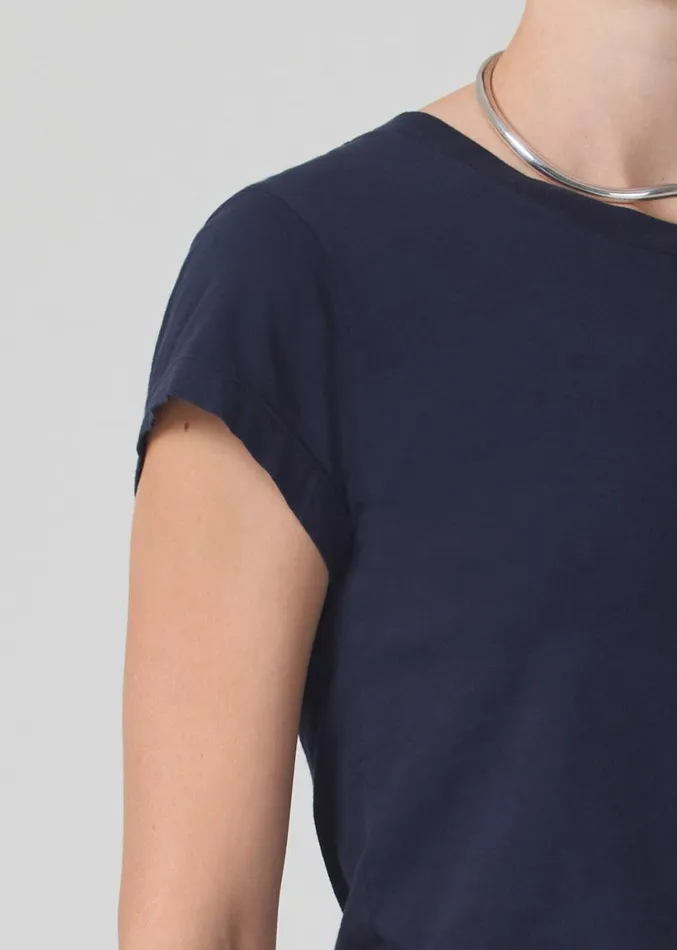 Citizens Of Humanity Juliette Slim TShirt Navy Women Tops