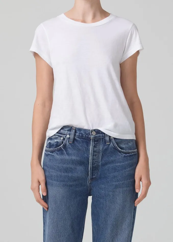 Citizens Of Humanity Juliette Slim TShirt White Women Tops