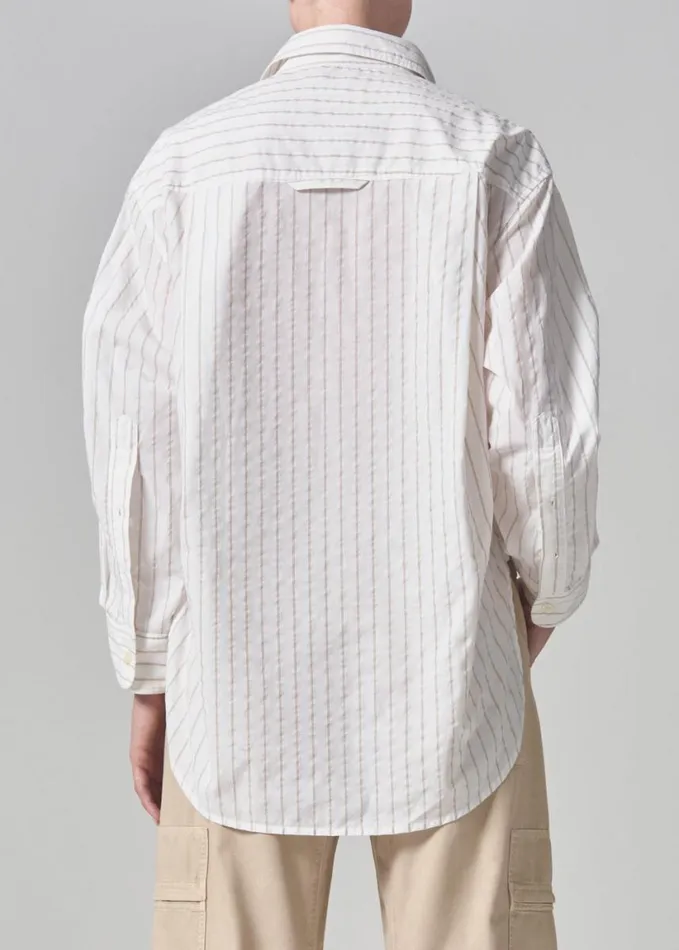 Citizens Of Humanity Kayla Shirt Barrett Stripe Women Tops