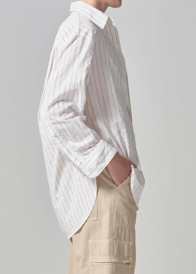 Citizens Of Humanity Kayla Shirt Barrett Stripe Women Tops