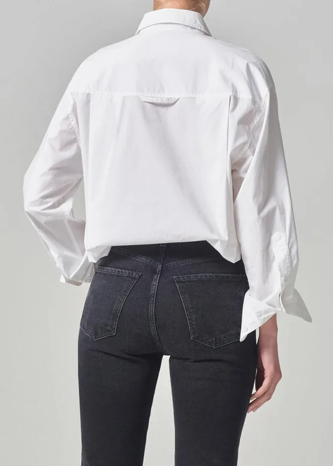 Citizens Of Humanity Kayla Shirt Optic White Women Tops