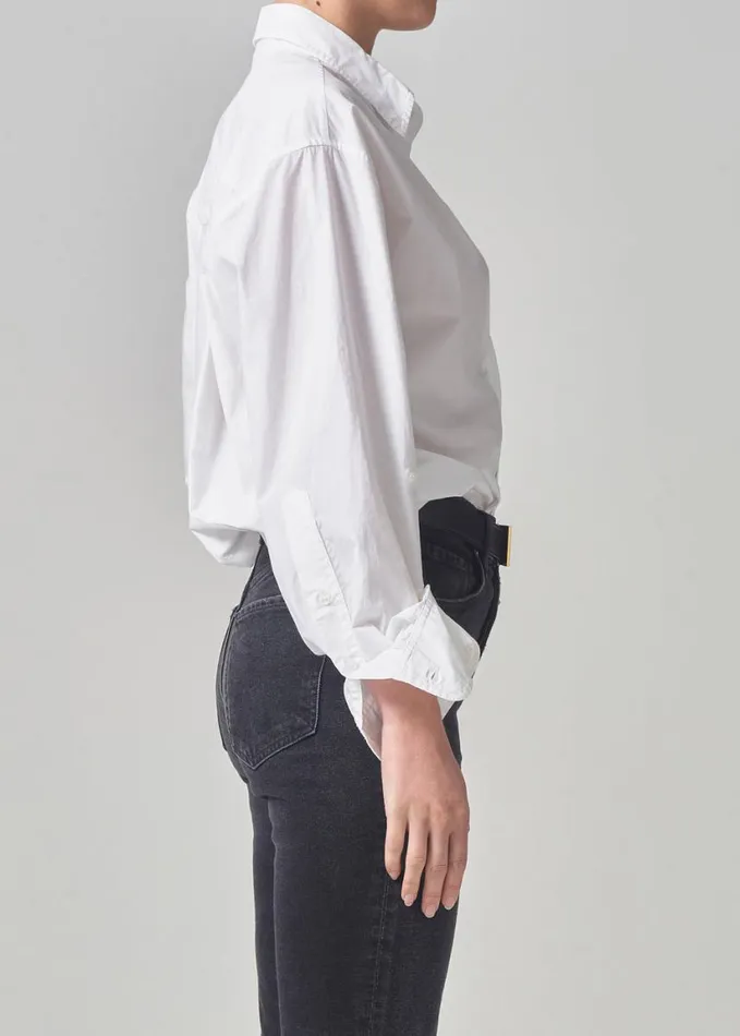 Citizens Of Humanity Kayla Shirt Optic White Women Tops