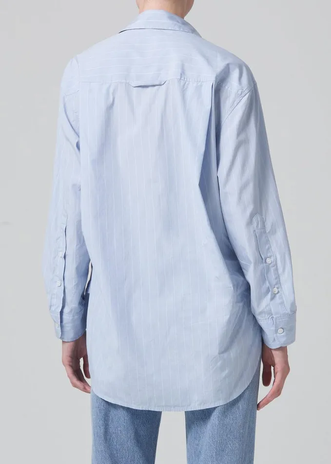 Citizens Of Humanity Kayla Shirt Skyway Stripe Women Tops