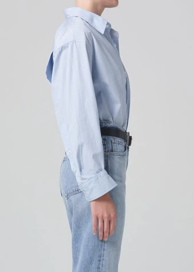 Citizens Of Humanity Kayla Shirt Skyway Stripe Women Tops
