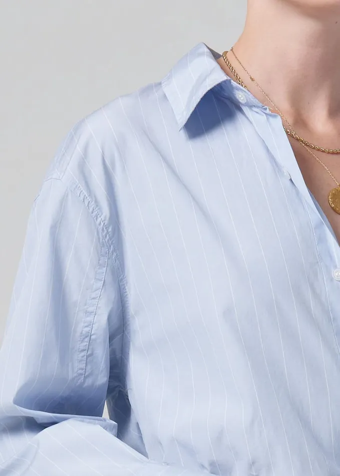 Citizens Of Humanity Kayla Shirt Skyway Stripe Women Tops