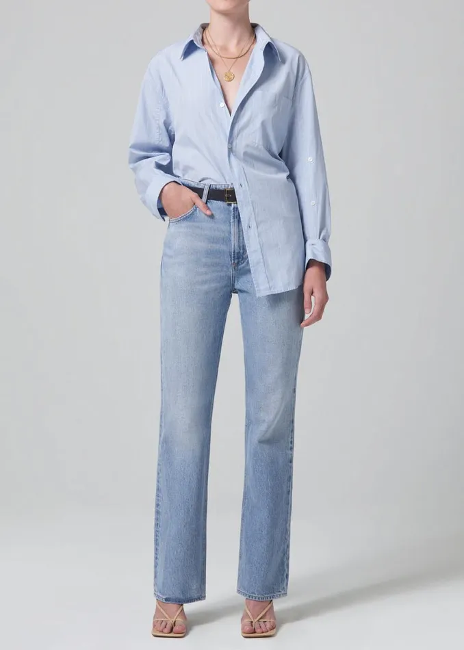 Citizens Of Humanity Kayla Shirt Skyway Stripe Women Tops