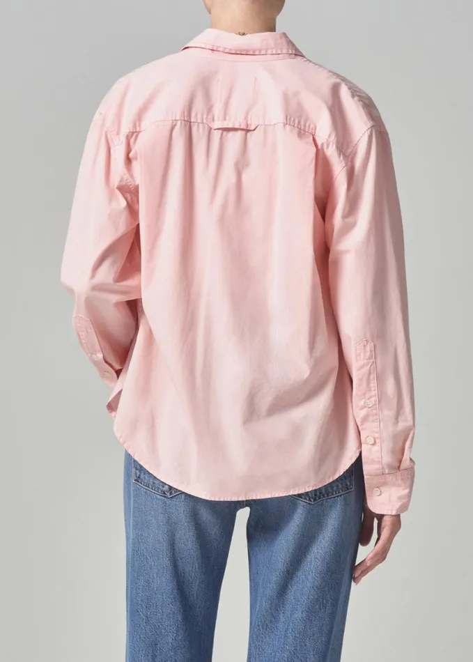 Citizens Of Humanity Kayla Shrunken Shirt Roselle Women Tops