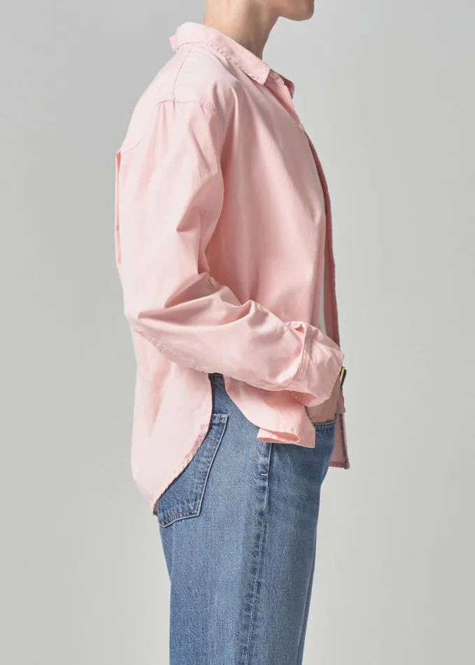 Citizens Of Humanity Kayla Shrunken Shirt Roselle Women Tops
