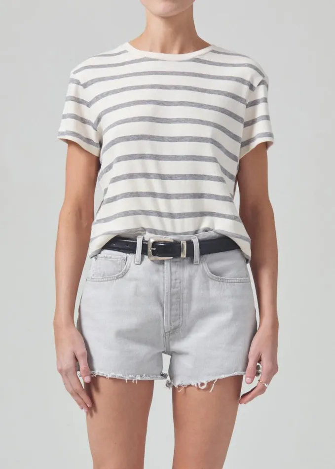 Citizens Of Humanity Kyle Tee Campanula Stripe Women Tops