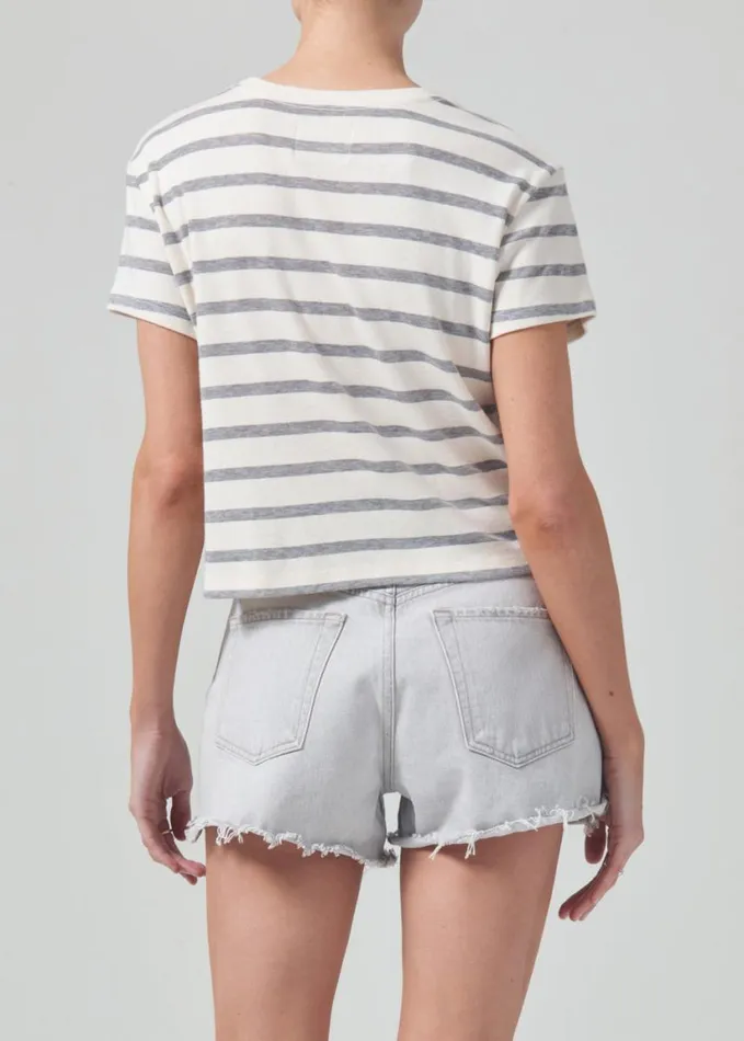Citizens Of Humanity Kyle Tee Campanula Stripe Women Tops