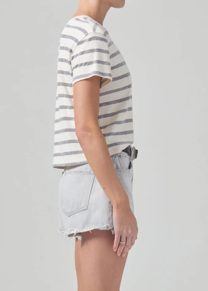 Citizens Of Humanity Kyle Tee Campanula Stripe Women Tops