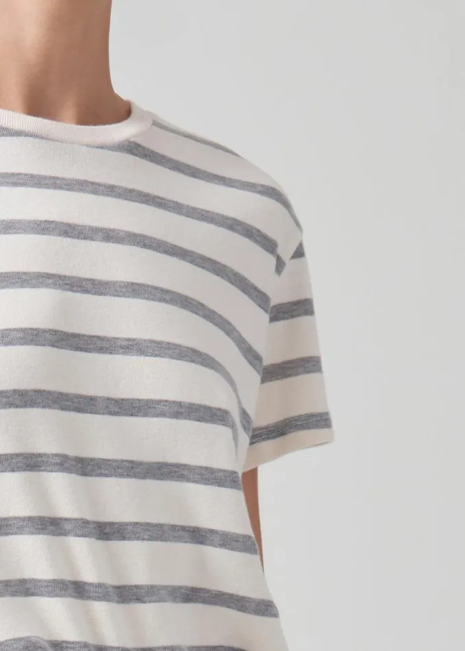 Citizens Of Humanity Kyle Tee Campanula Stripe Women Tops