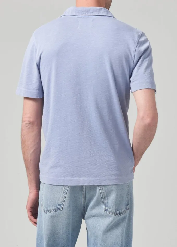 Citizens Of Humanity Malachi Slub Polo Coastal Men Shirts