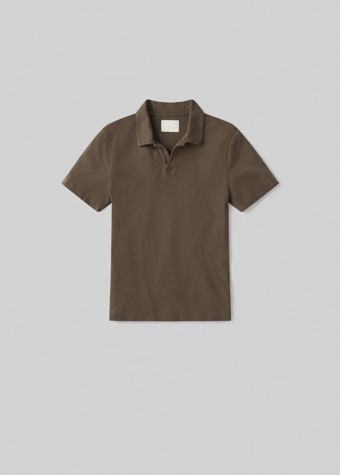 Citizens Of Humanity Malachi Slub Polo Seawater Men Shirts