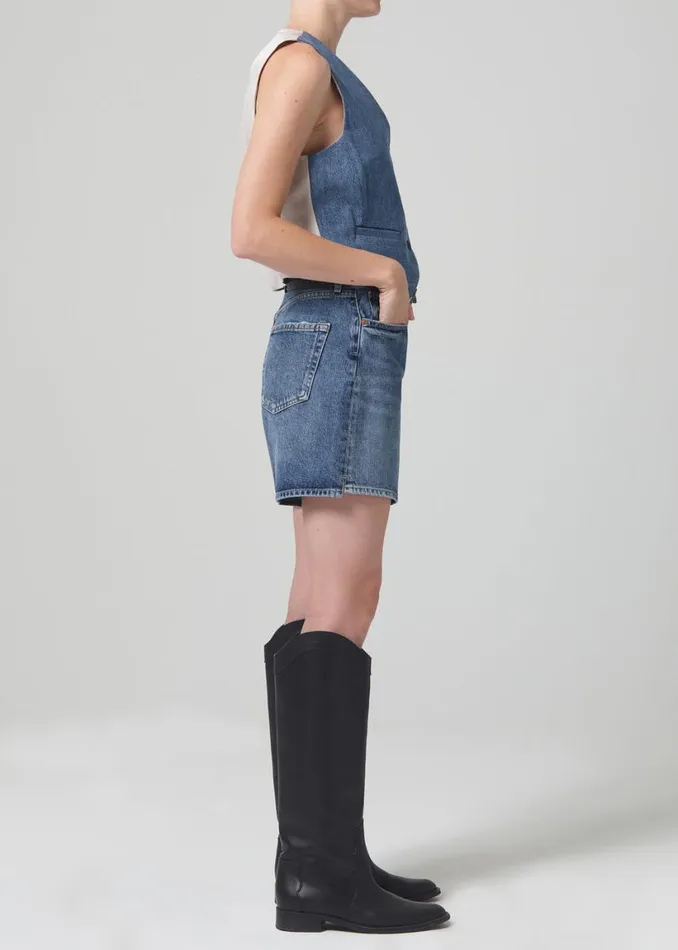 Citizens Of Humanity Marlow Long Vintage Short Amaretto Women Shorts