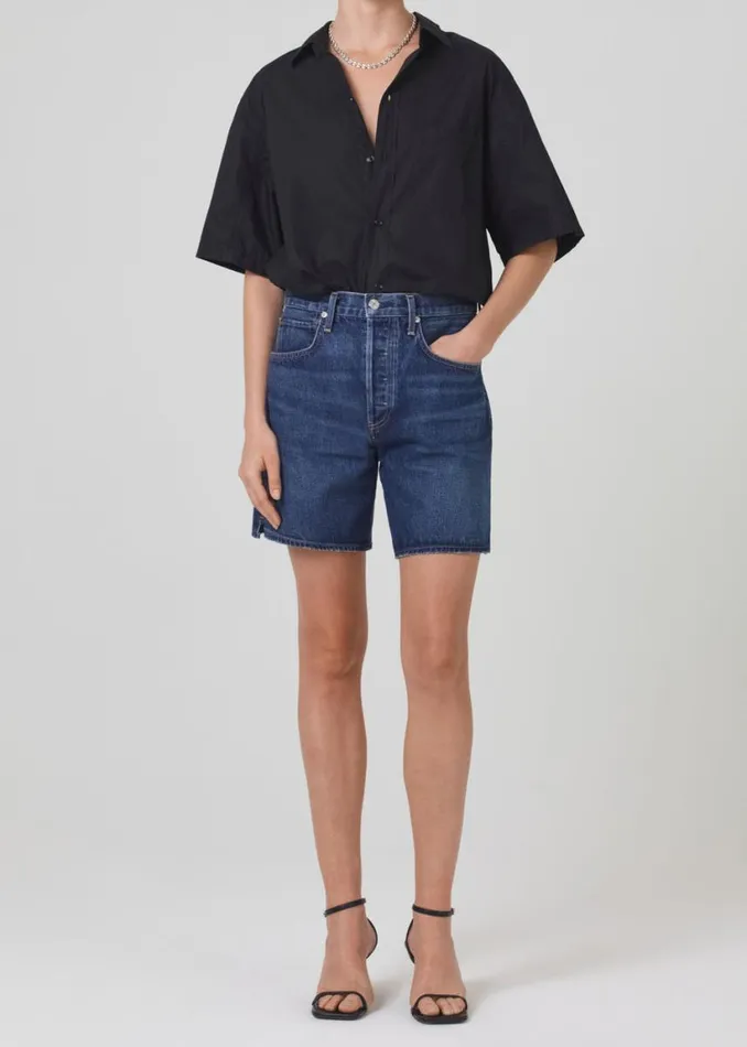 Citizens Of Humanity Marlow Long Vintage Short Schnaps Women Shorts