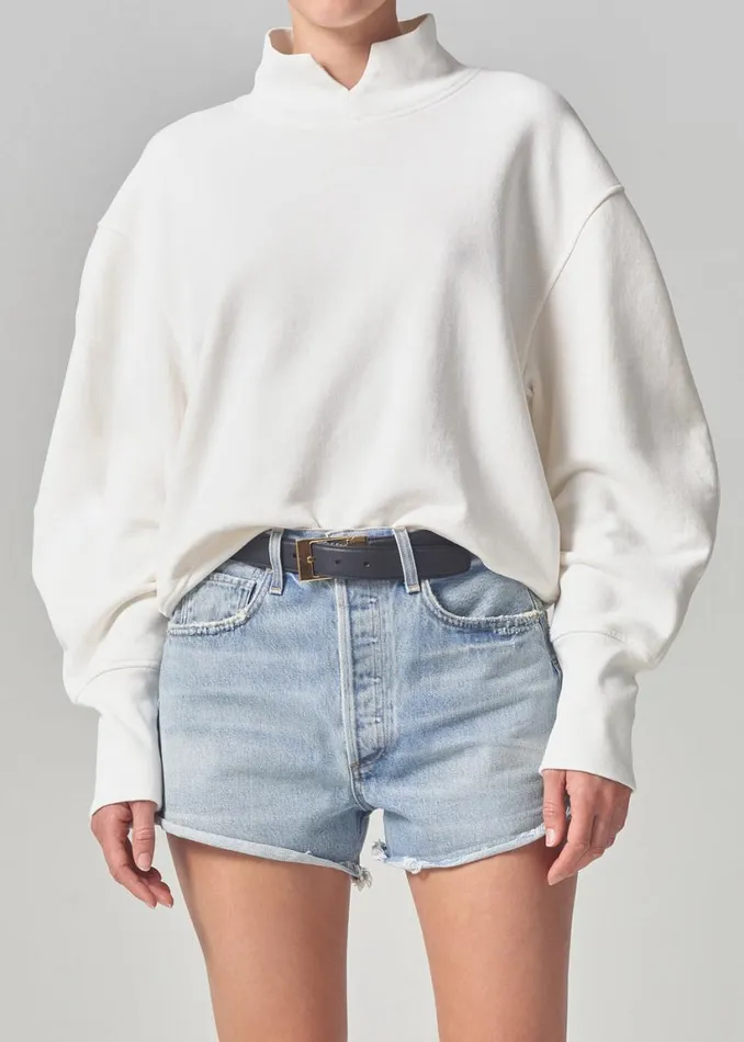 Citizens Of Humanity Melina Sweatshirt Pashmina Women Tops