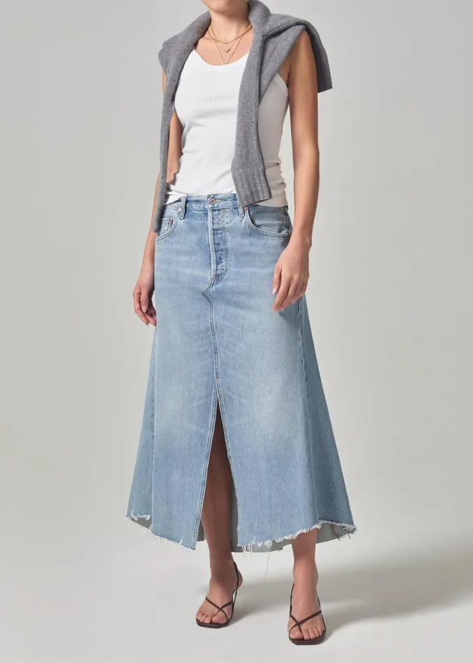Citizens Of Humanity Mina Reworked Skirt Carousel Women Skirts