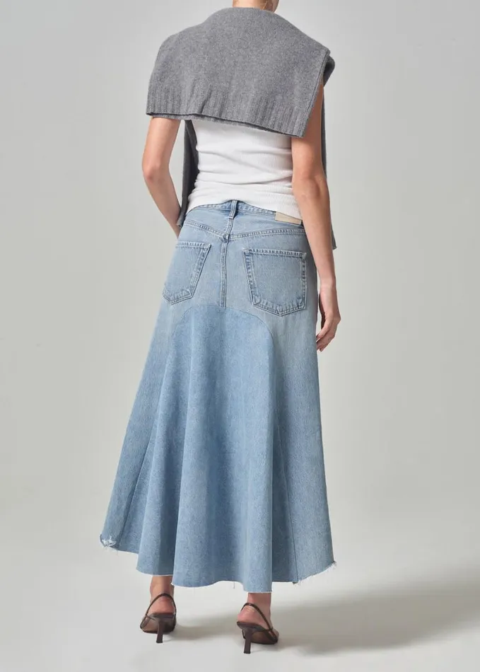 Citizens Of Humanity Mina Reworked Skirt Carousel Women Skirts