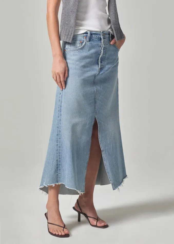 Citizens Of Humanity Mina Reworked Skirt Carousel Women Skirts