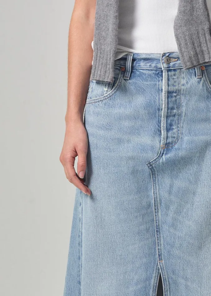 Citizens Of Humanity Mina Reworked Skirt Carousel Women Skirts