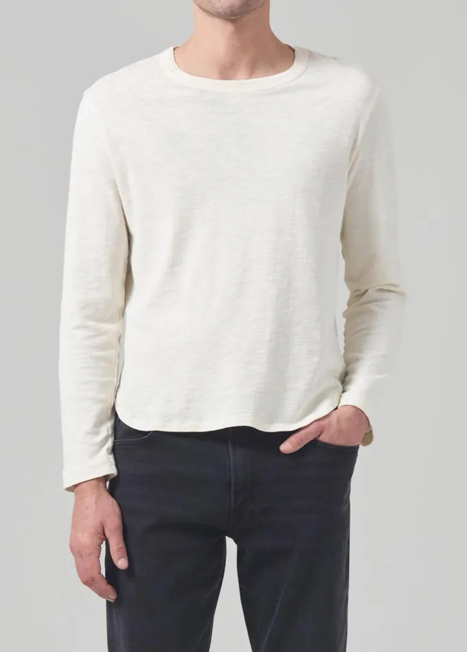 Citizens Of Humanity Olympus Crewneck Canvas Men Shirts