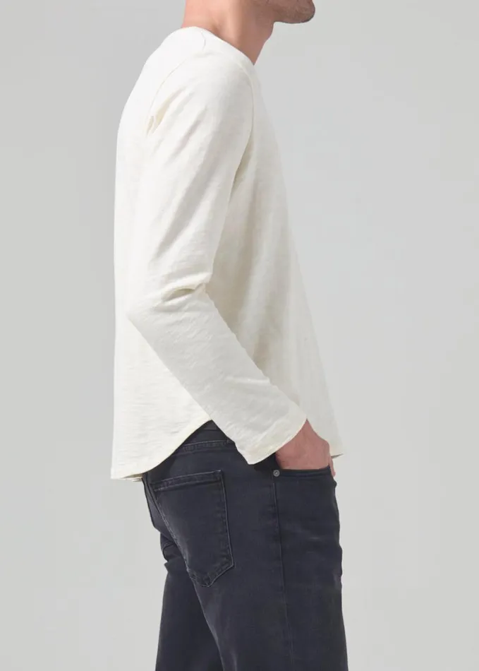 Citizens Of Humanity Olympus Crewneck Canvas Men Shirts