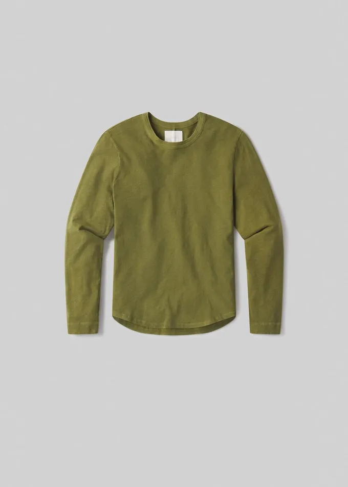 Citizens Of Humanity Olympus Crewneck Moss Men Shirts
