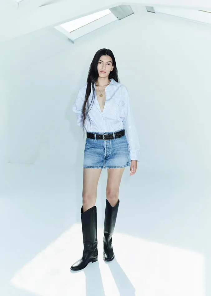 Citizens Of Humanity Shay Shirt Mashu Stripe Women Tops