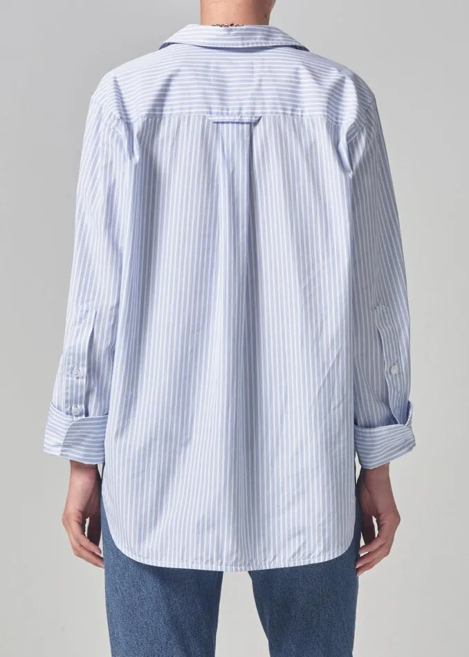 Citizens Of Humanity Shay Shirt Mashu Stripe Women Tops