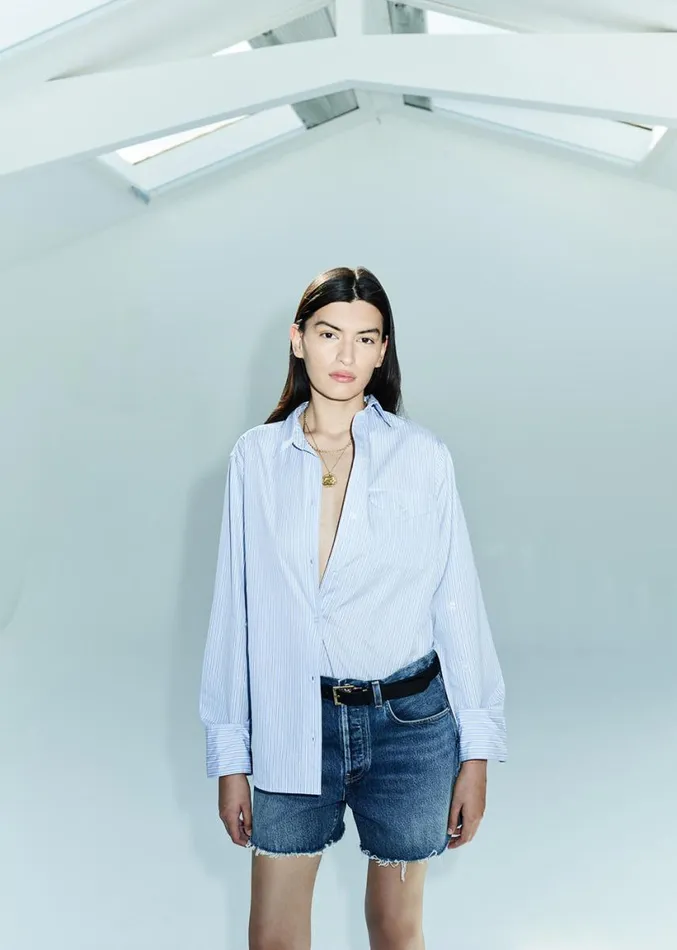 Citizens Of Humanity Shay Shirt Melissani Stripe Women Tops