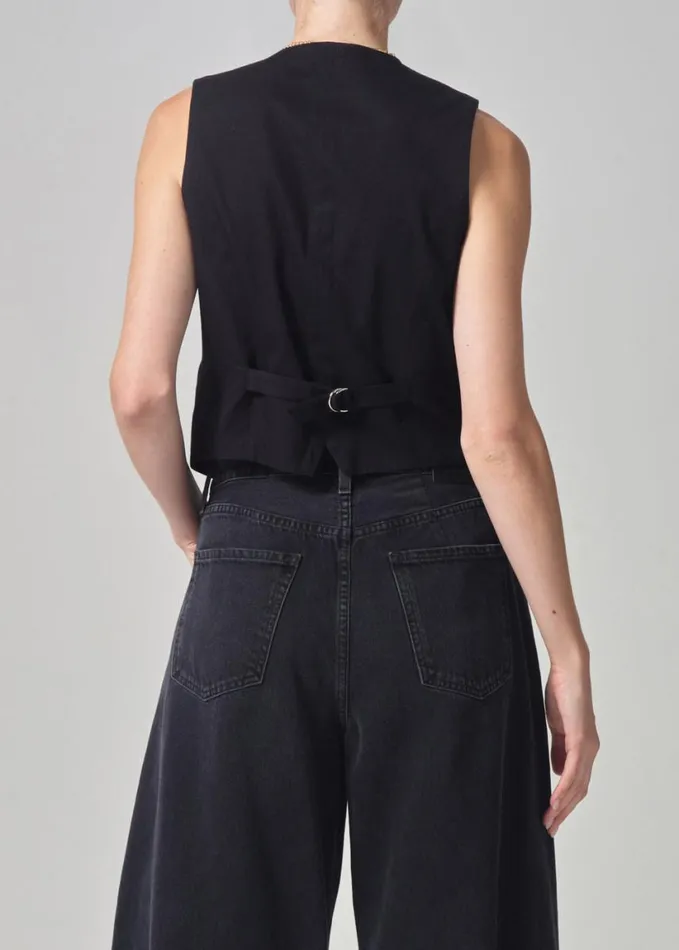 Citizens Of Humanity Sierra Vest Black Women Tops
