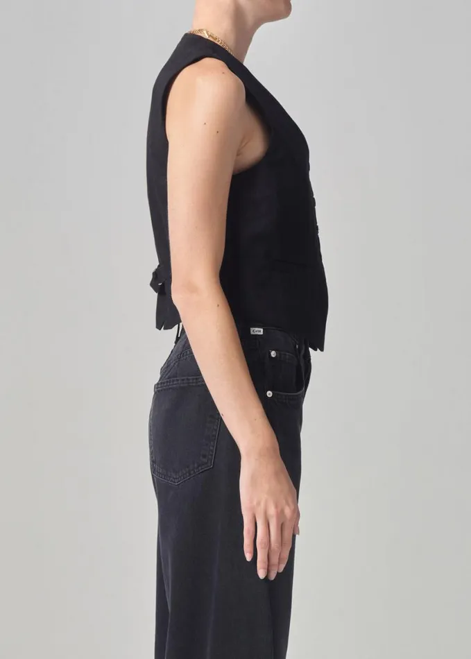 Citizens Of Humanity Sierra Vest Black Women Tops